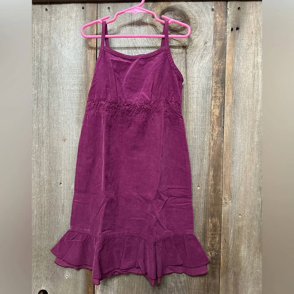J. Crew Kids Corduroy Tank Dress in Pink Magenta Size XS
